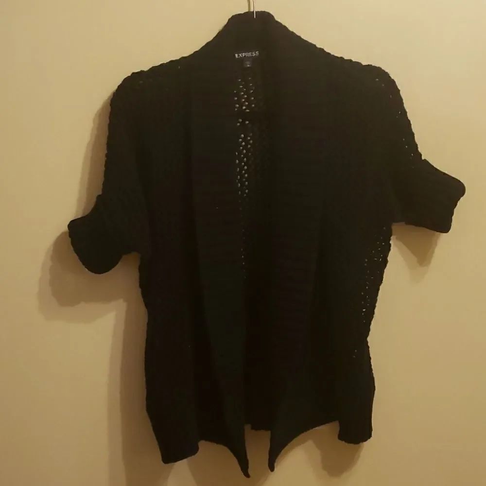 EXPRESS cardigan. Small. Black knit